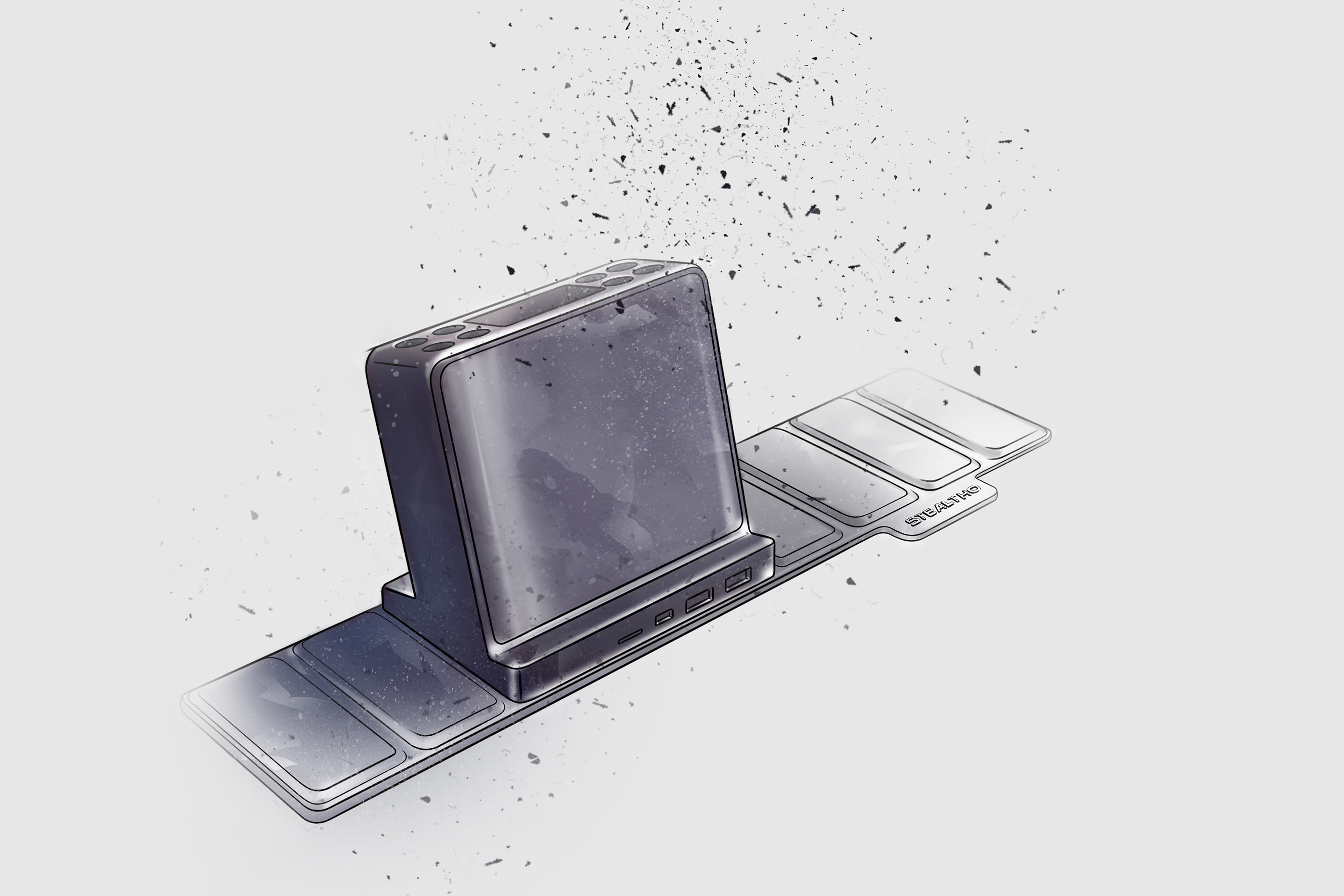 TRANSFORMER，Mobile phone bracket，Coaster，Earphone bracket，Coaster，