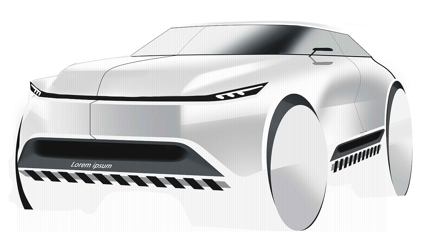 Hand drawn，sketch，product design，conceptual design，industrial design，Automobile design，automobile，car，