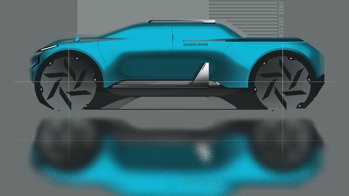 Hand drawn，sketch，product design，conceptual design，industrial design，Automobile design，automobile，car，