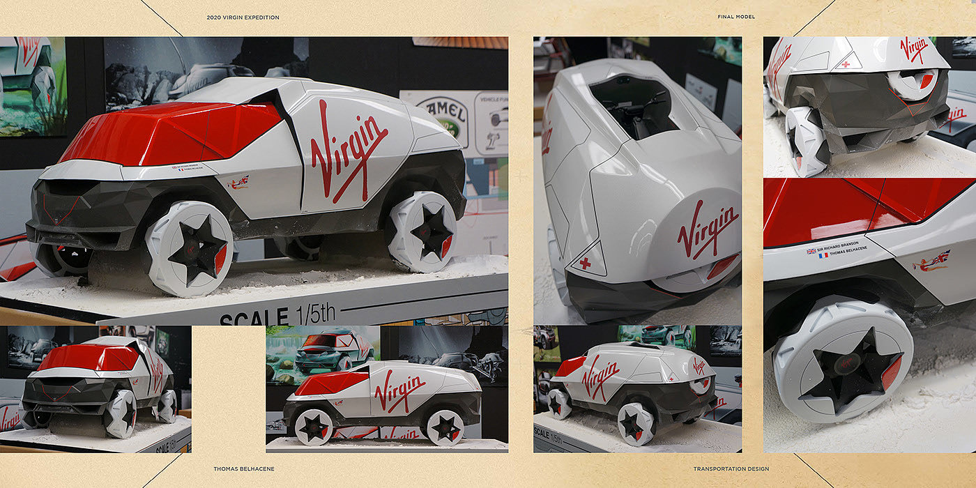 Thomas belhaken，Virgin Expedition，Exploration vehicle，automobile，draft，
