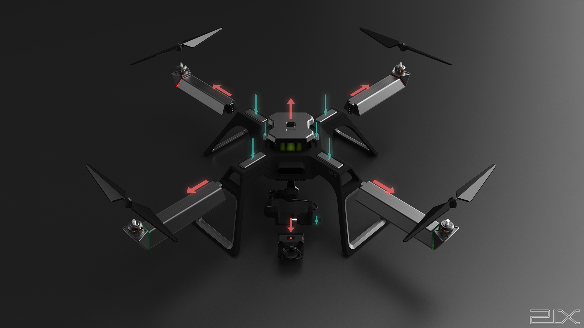 UAV，Portable，stable，21X Drone，