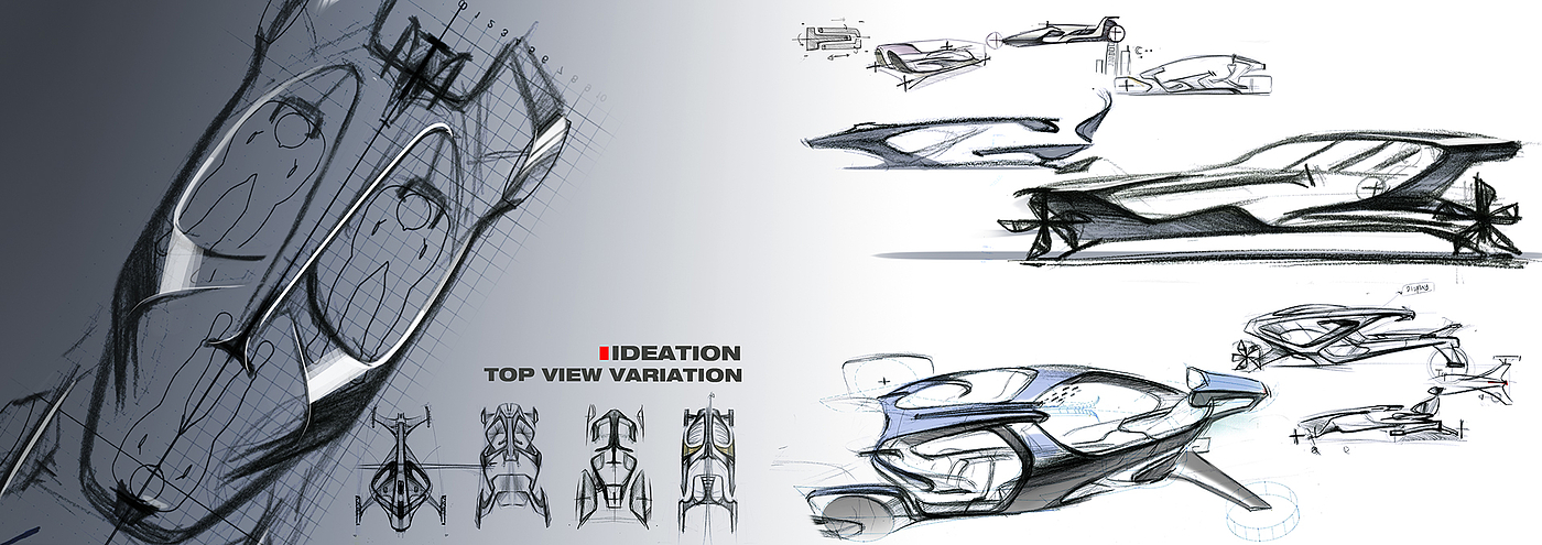 Neuro，Graduation project，Hand drawn，Automobile design，Sketch，