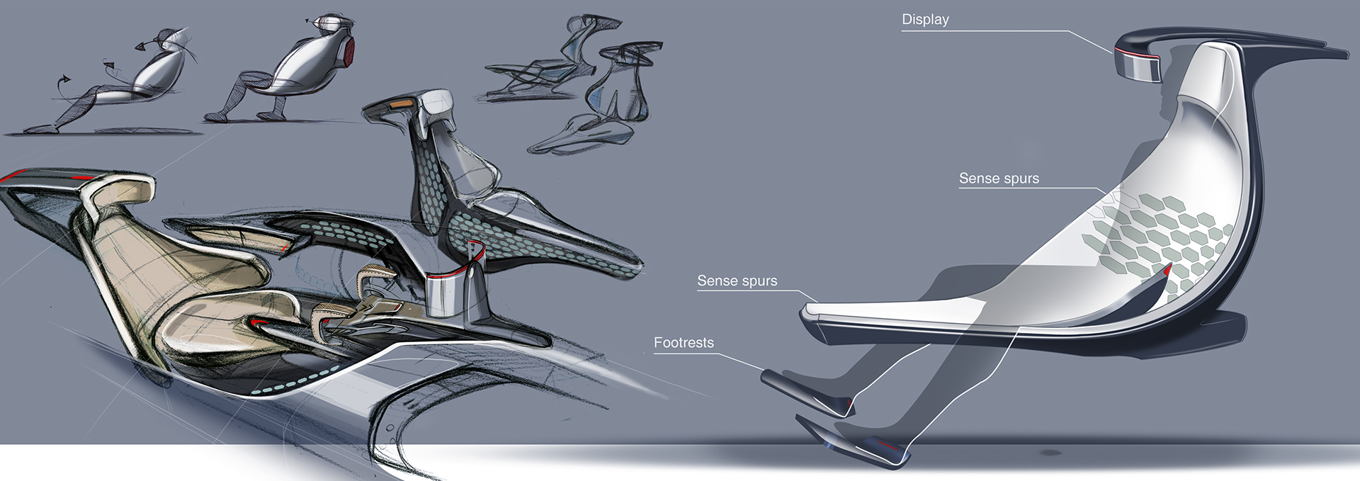Neuro，Graduation project，Hand drawn，Automobile design，Sketch，