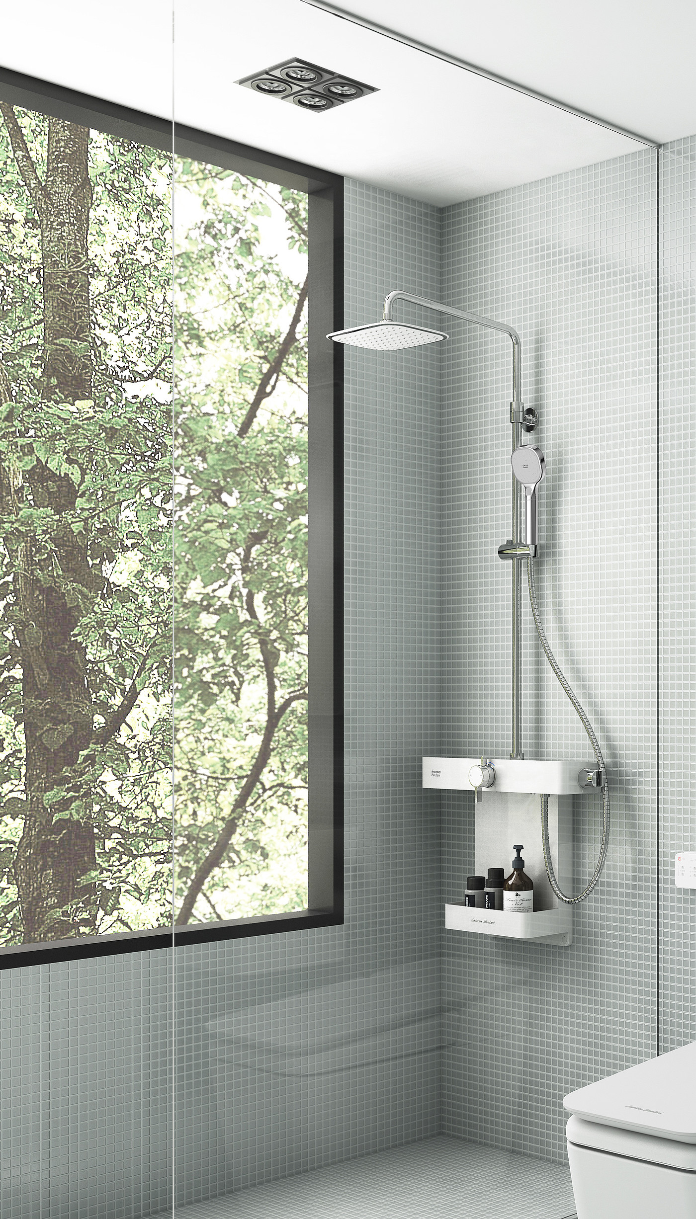 Shower device，plat，Design，originality，