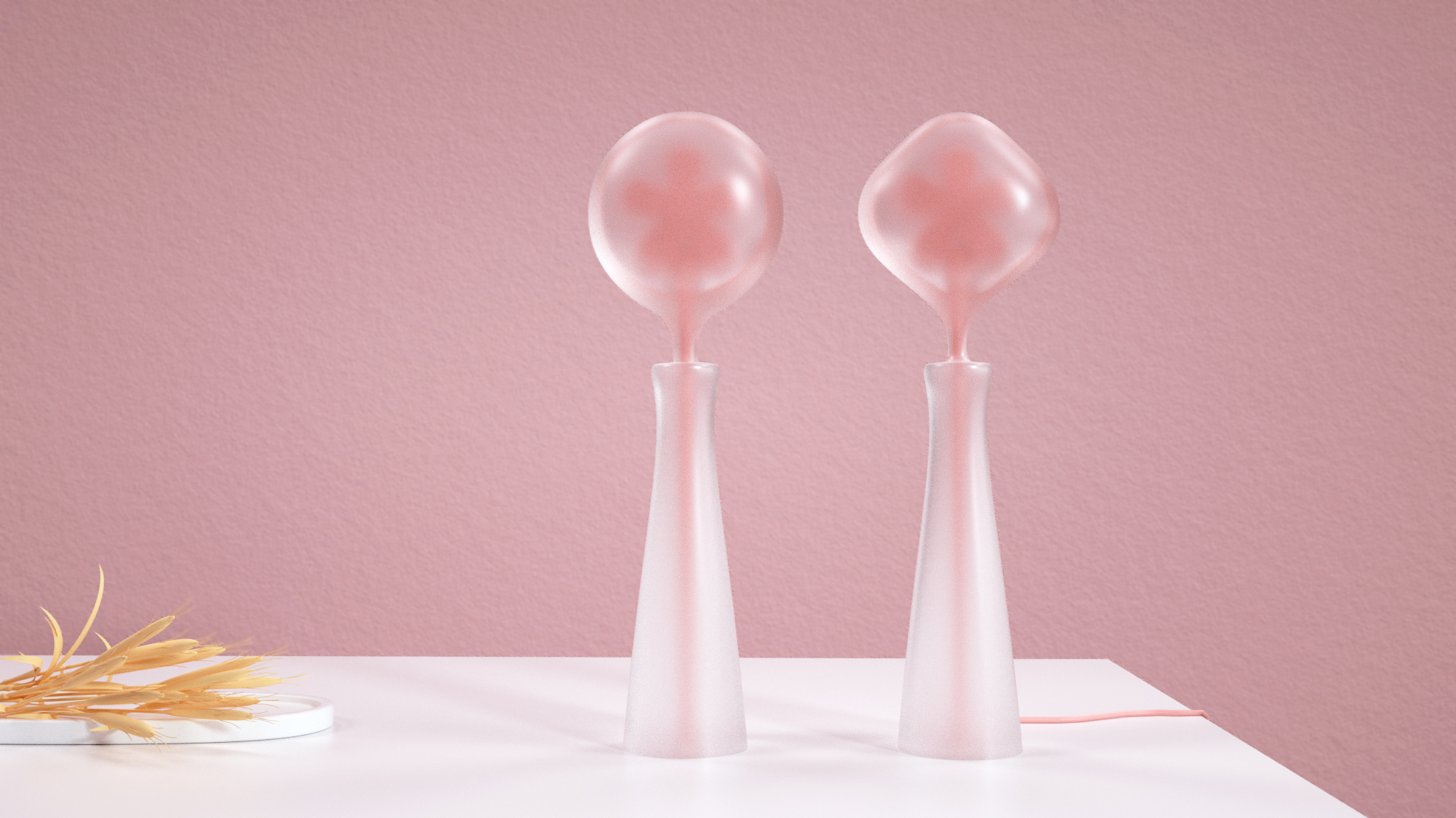 lamp，flower，Ornaments，