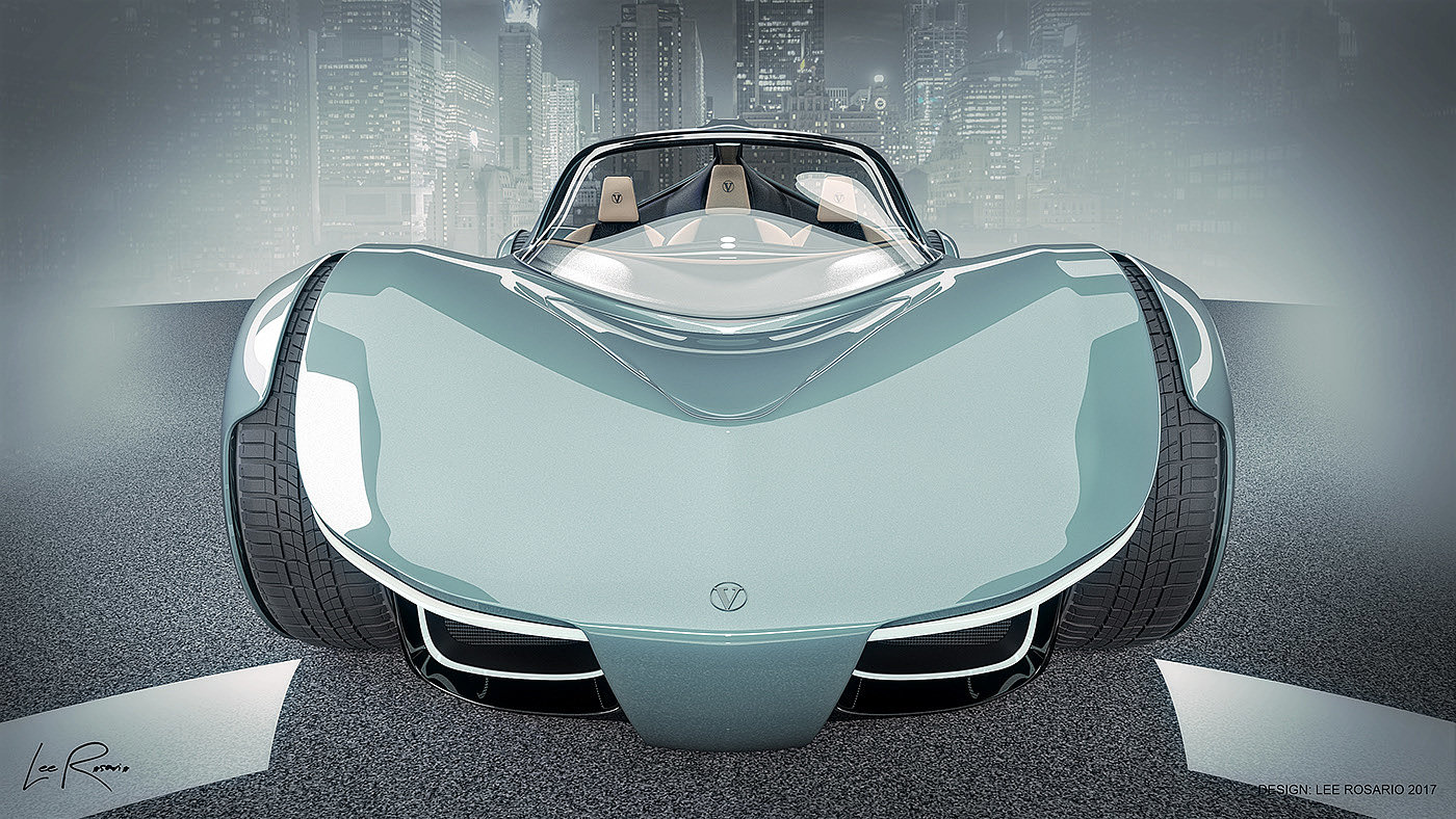 automobile，Three people，Lee Rosario，Fill，Concept Car，Vultran Solar，Electric vehicle，