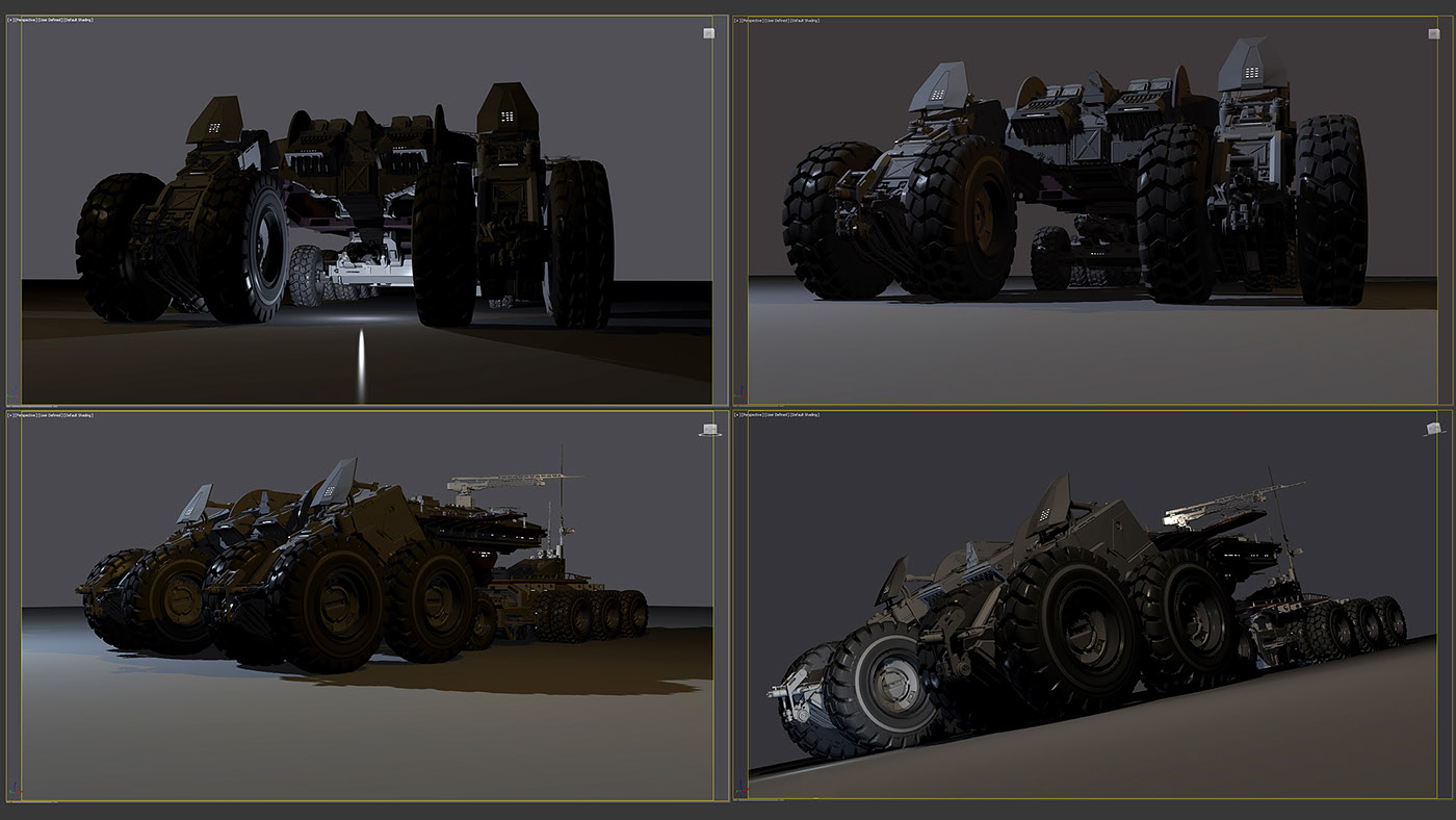 military，Warfare，Render，Behemoth mobile base，I fill Enchev，