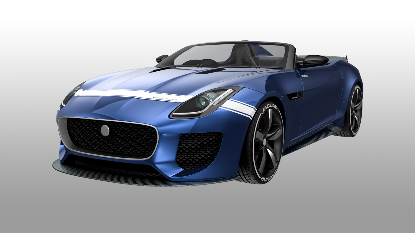 vray，automobile，Sports car，Render，Jaguar，