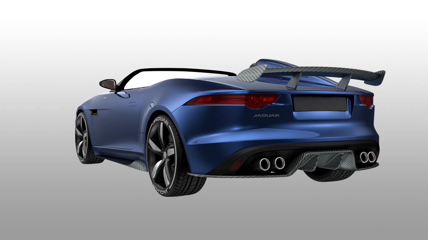 vray，automobile，Sports car，Render，Jaguar，