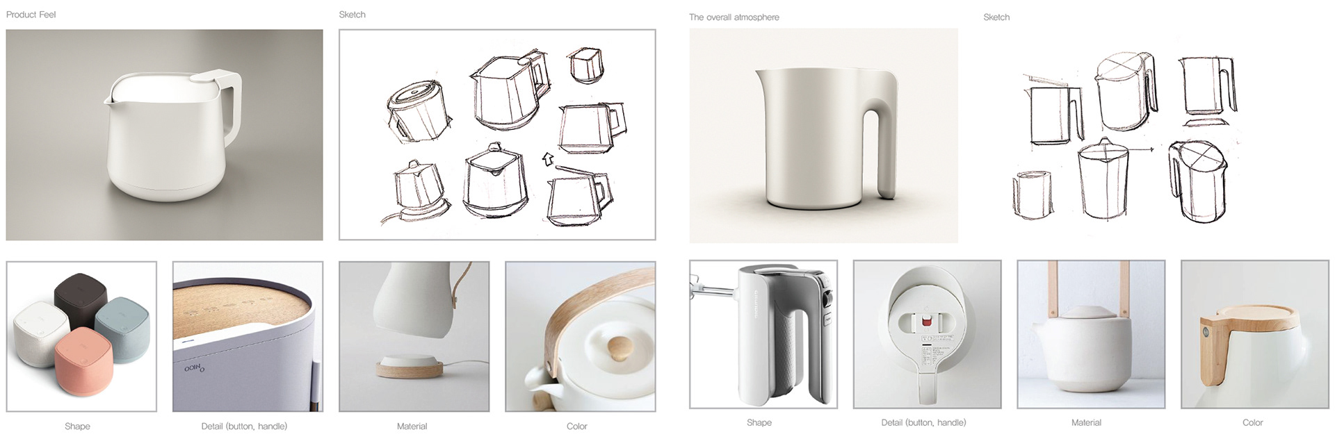 neattle_kettle，kettle，white，