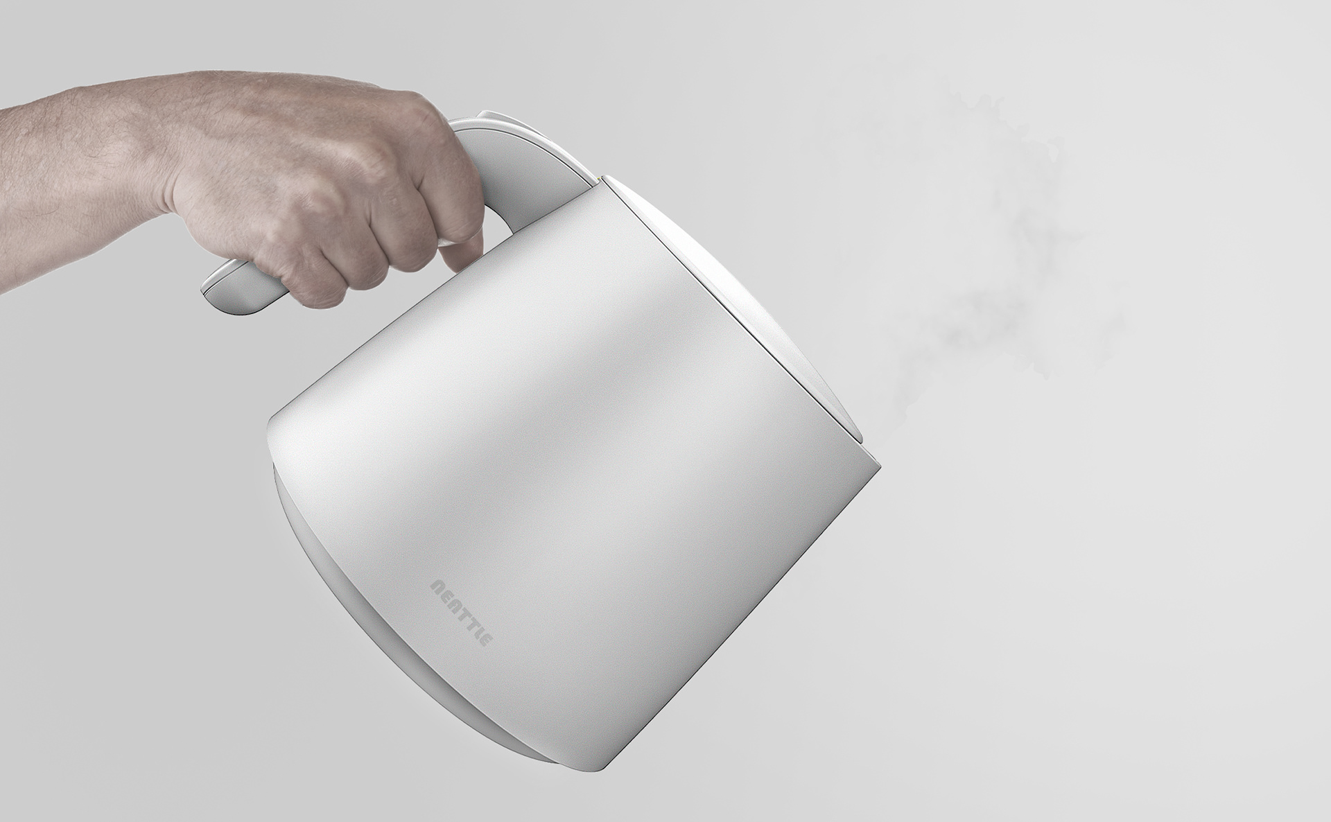 neattle_kettle，kettle，white，