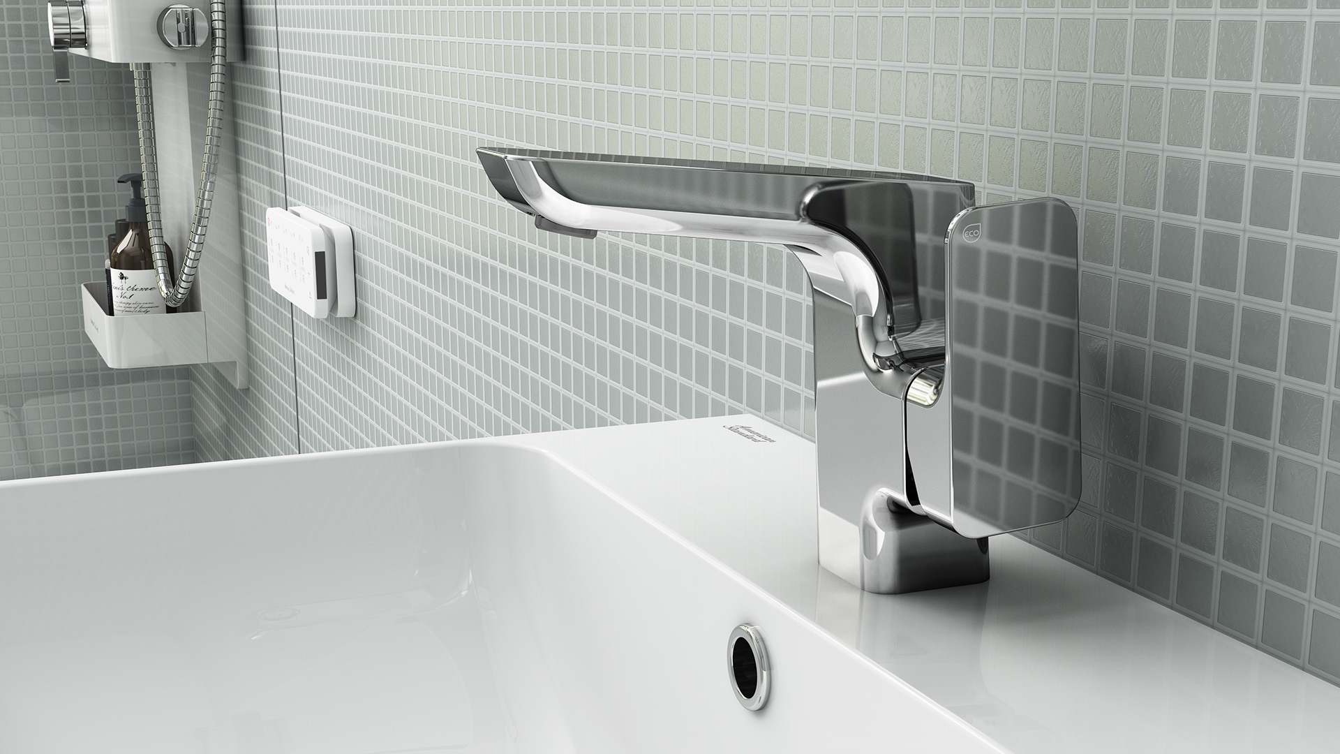 bathroom，silver，Flat faucet，PLAT faucet，