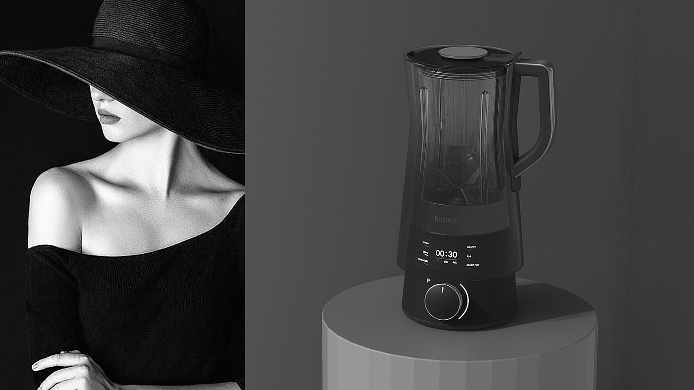 Juicer，Black and white，Simplicity，grace，