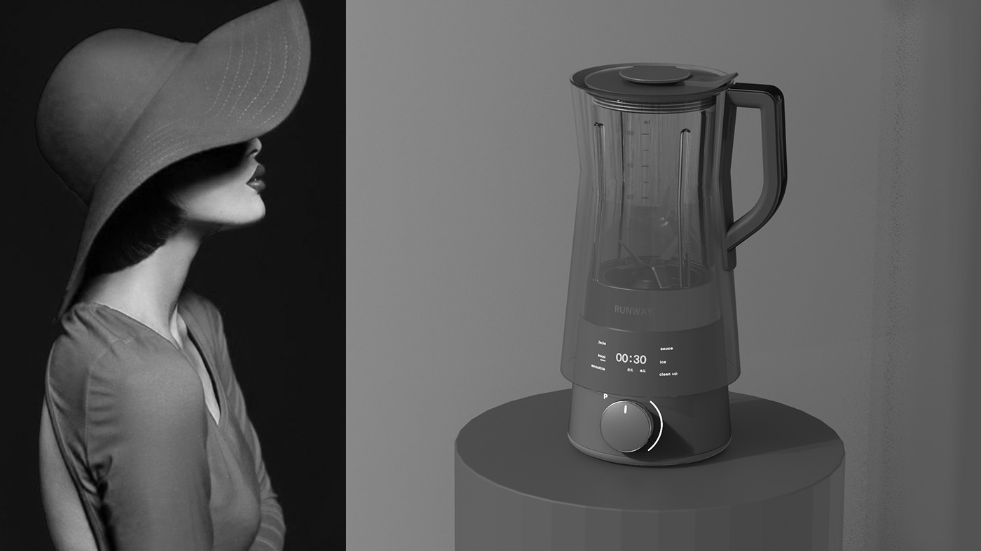 Juicer，Black and white，Simplicity，grace，