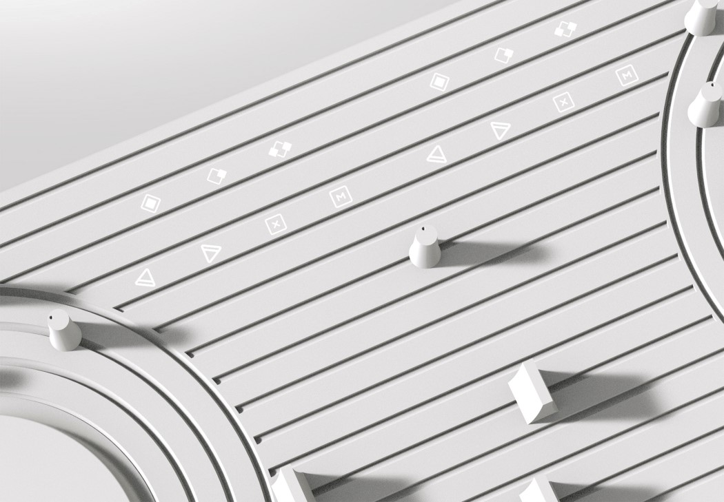 DJ console，K-Design Award，white，Whiteout，