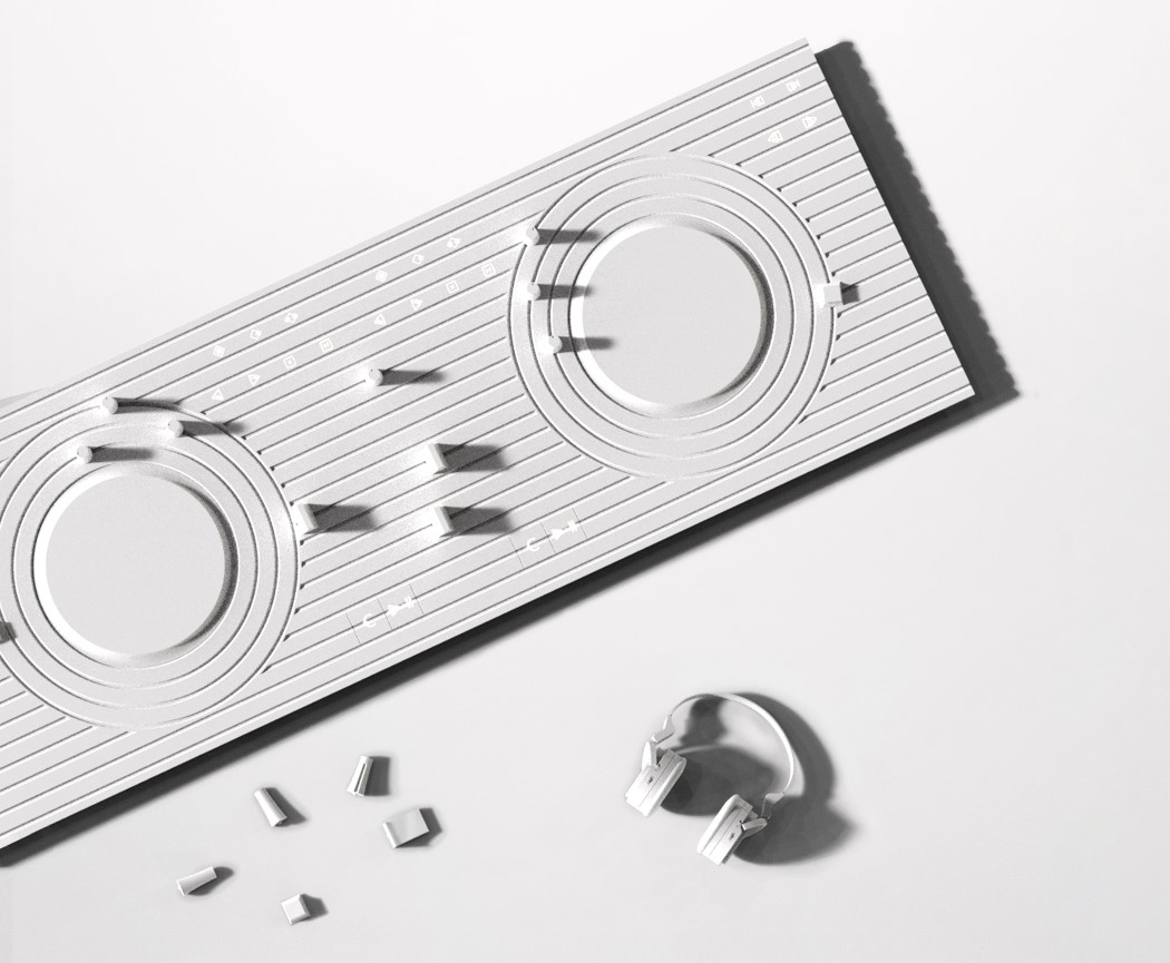 DJ console，K-Design Award，white，Whiteout，