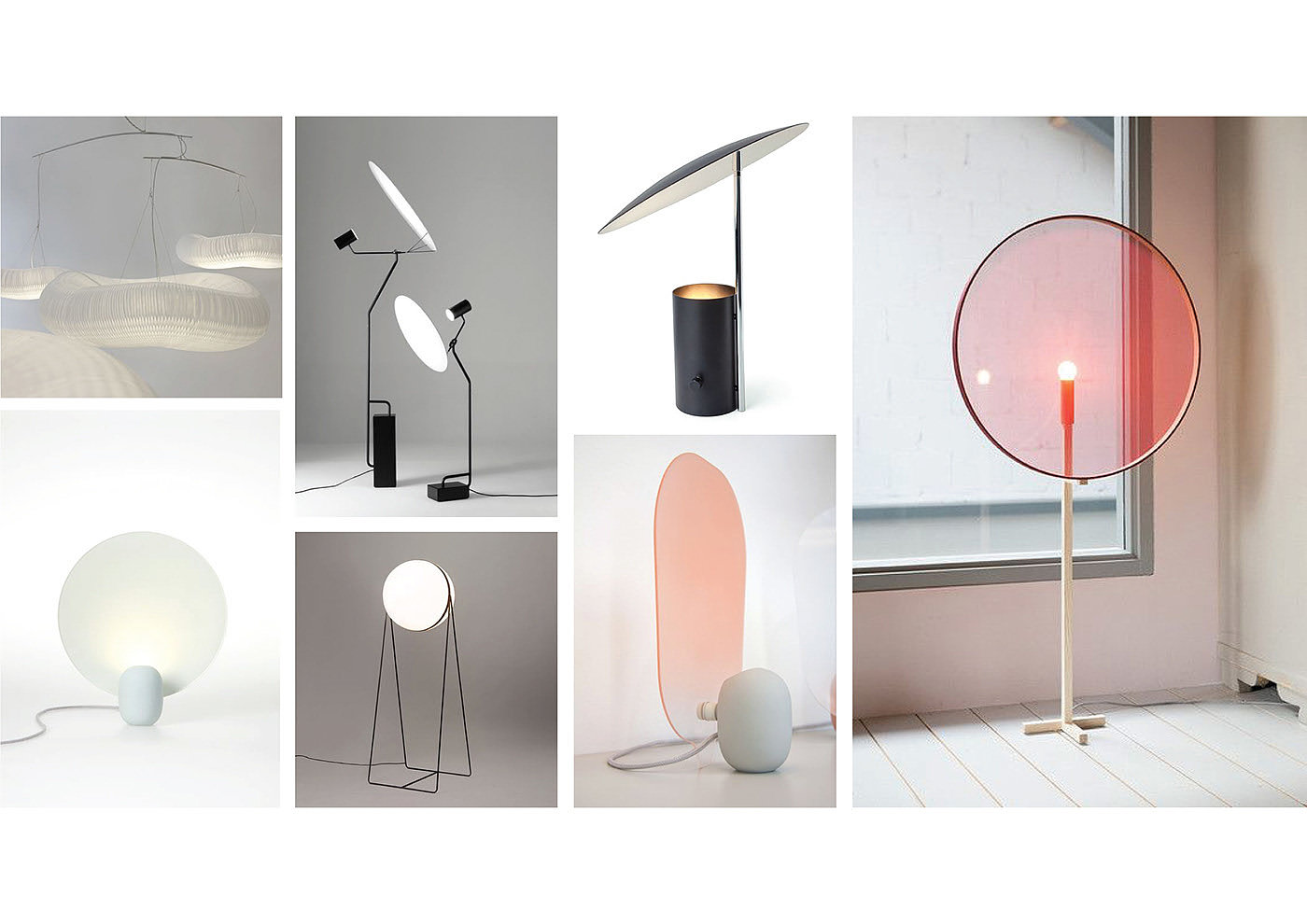 简约，Floor Lamp，Ceiling Lamp，照明，Zheming Zhou，