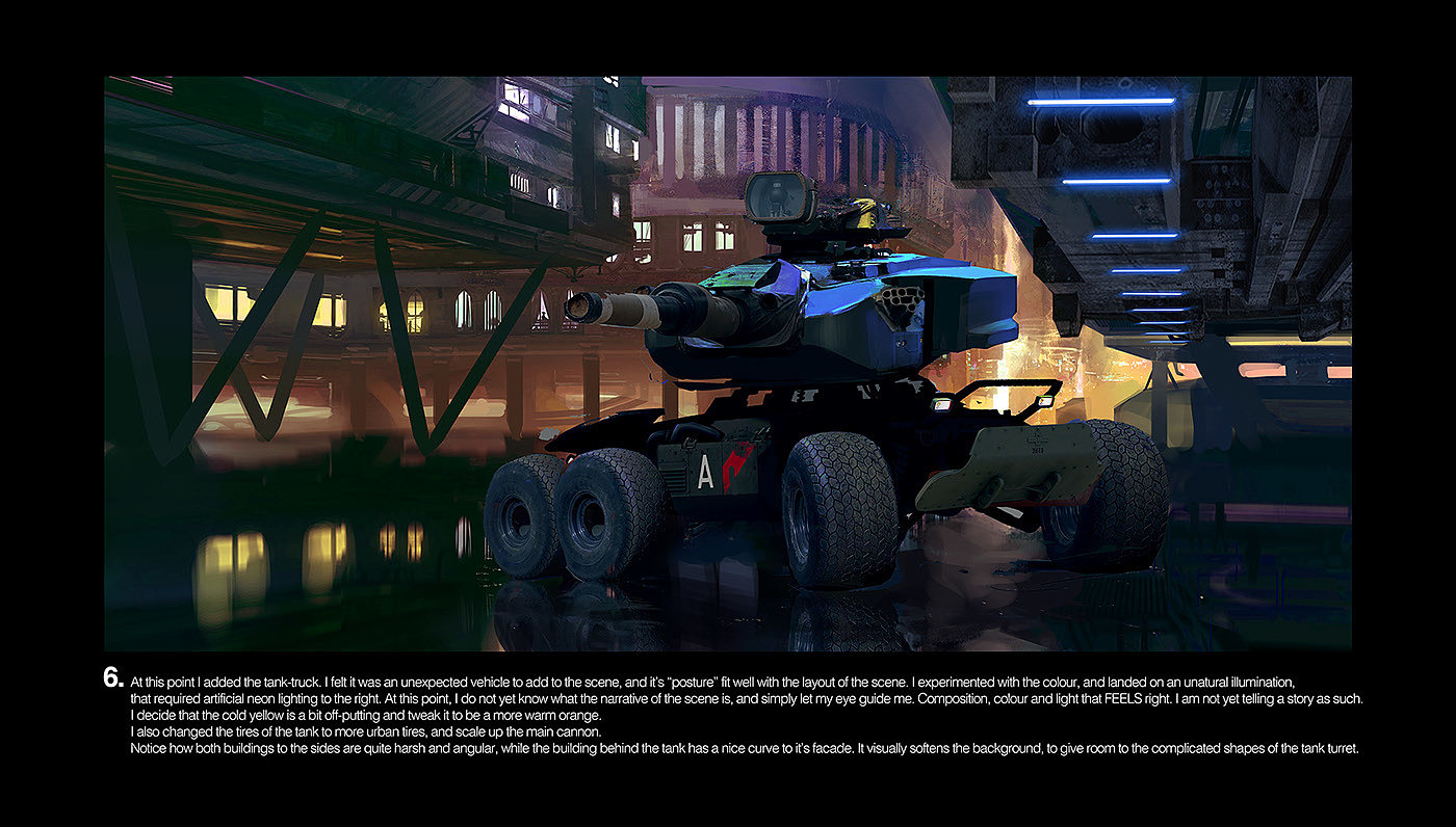 Adobe Photoshop，Tank Trucks，fuel tank car，Rasmus Poulsen，