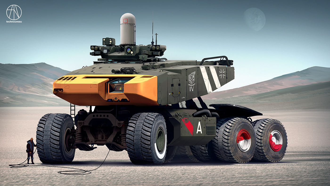 Adobe Photoshop，Tank Trucks，fuel tank car，Rasmus Poulsen，