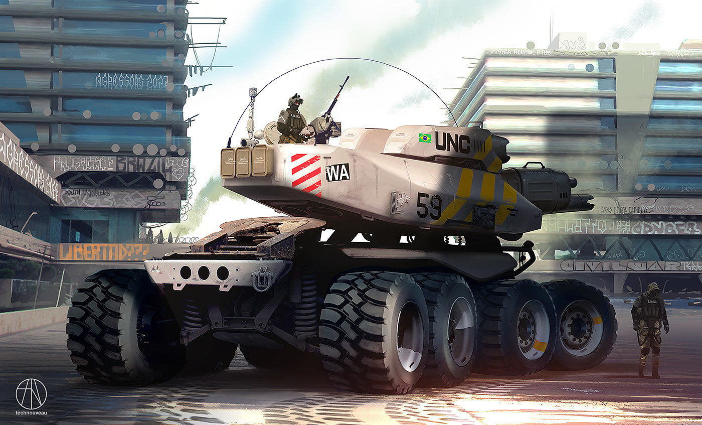 Adobe Photoshop，Tank Trucks，fuel tank car，Rasmus Poulsen，