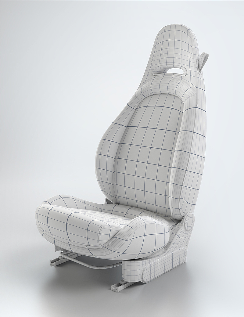 cgi，cortex，chair，Automotive interior，Abarth，