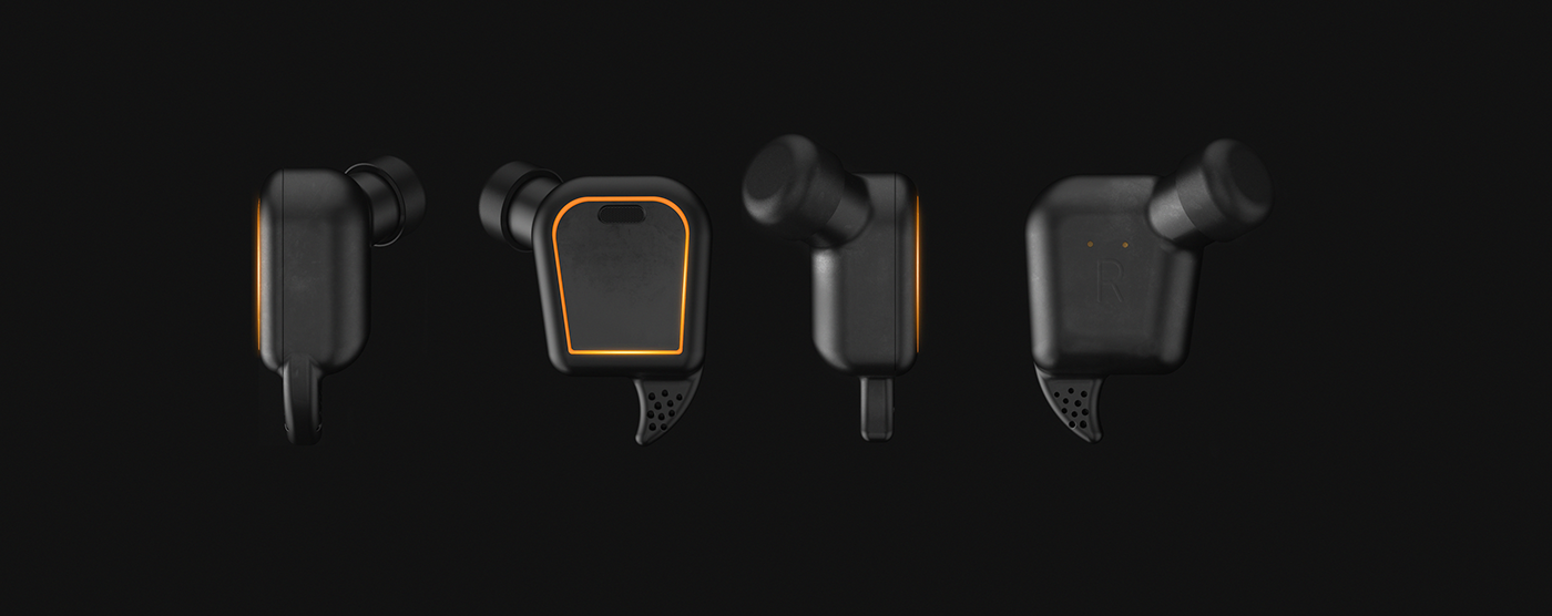 Render，packing，Wireless headset，