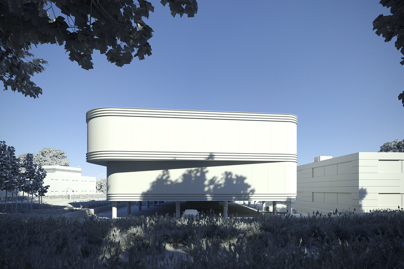 Glass，Architectural design，THE CURVE，