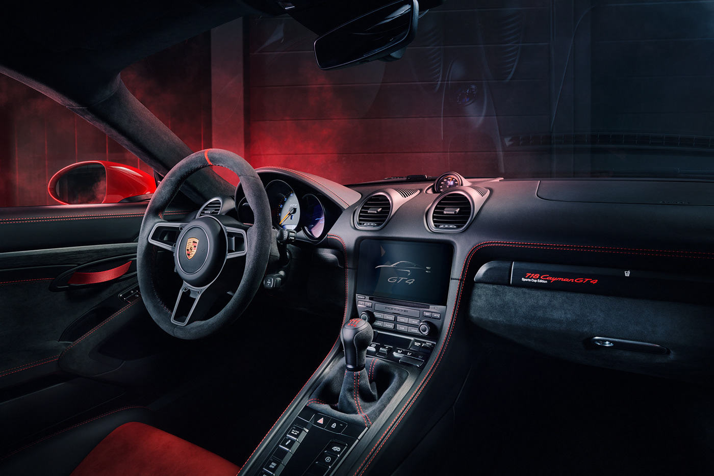 718 Cayman GT4，Racing design，white，