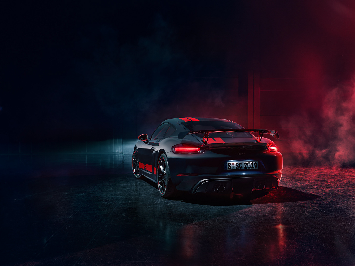 718 Cayman GT4，Racing design，white，