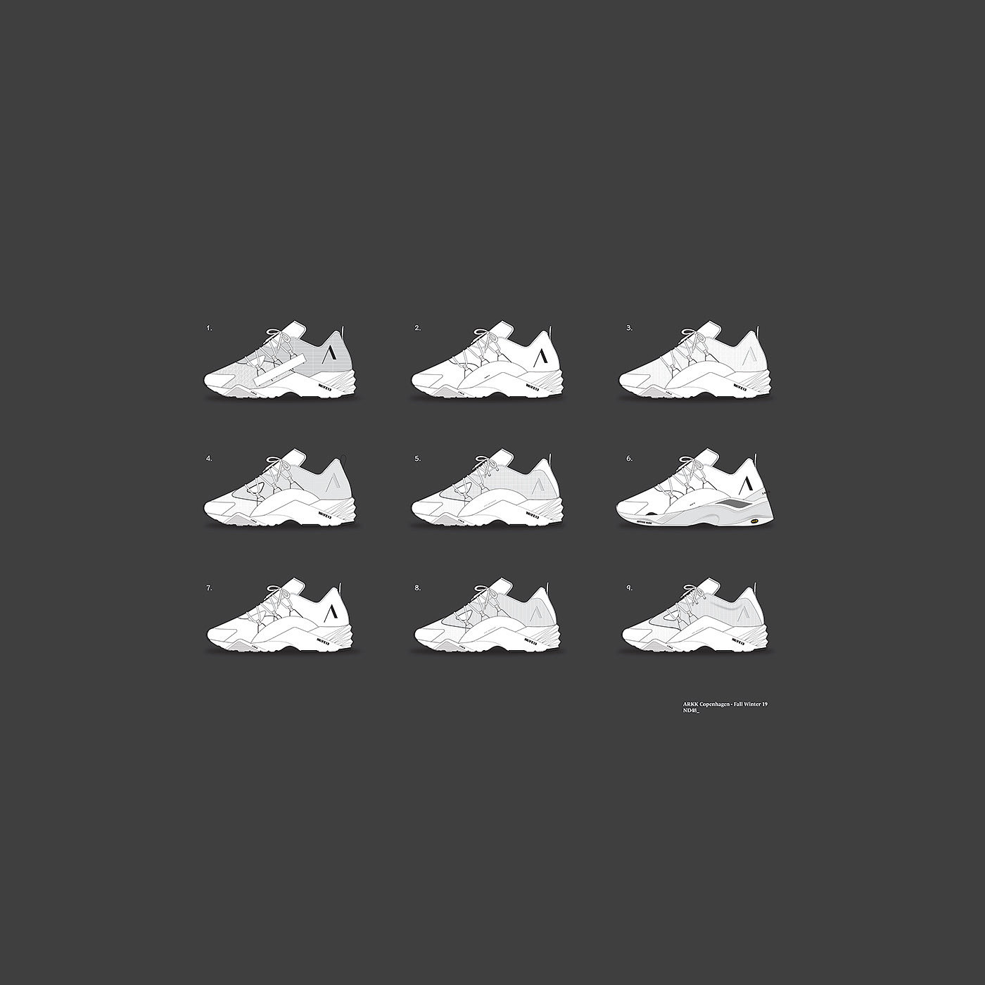 white，Hand drawn，sneakers，ARKK，