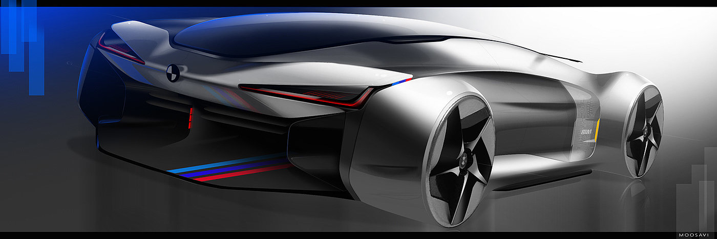 Automobile design，Electronic hand drawing，ps，