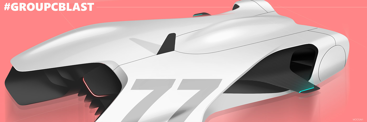 Automobile design，Electronic hand drawing，ps，