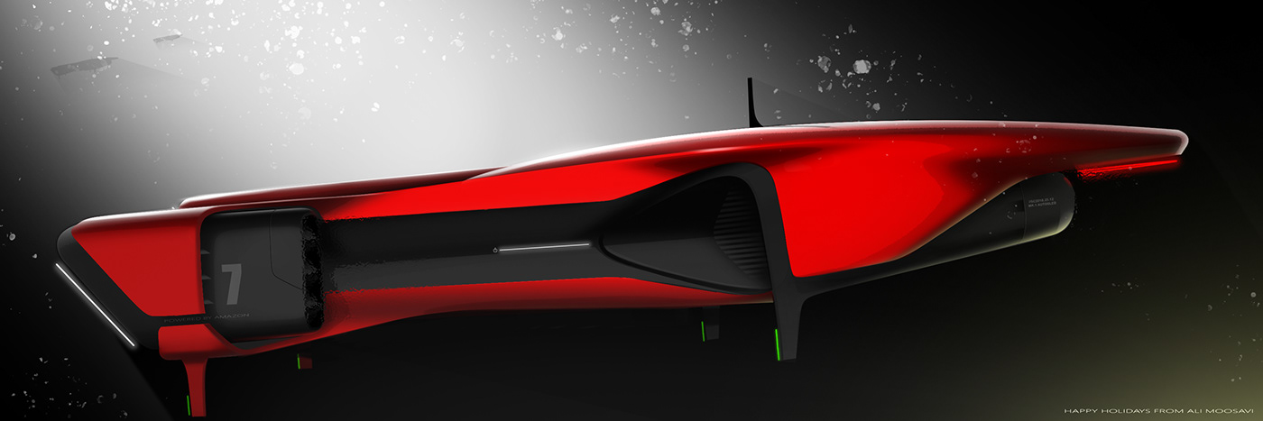 Automobile design，Electronic hand drawing，ps，