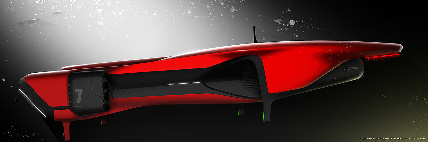 Automobile design，Electronic hand drawing，ps，