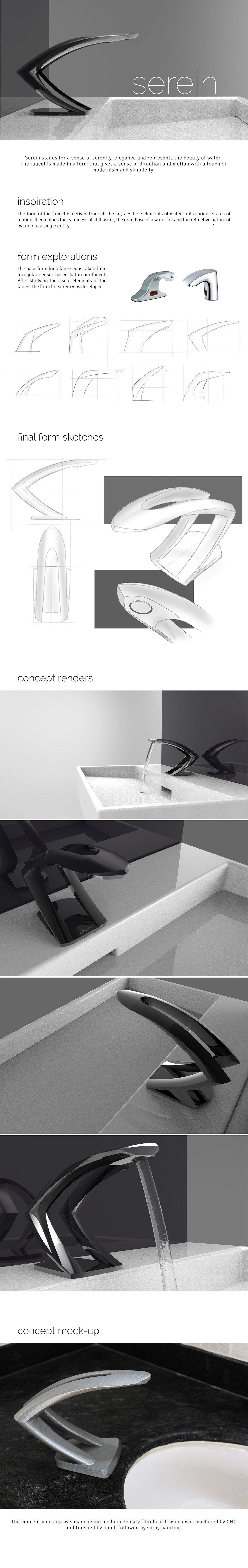 Simplicity，Metal，delicate，Bian Jie，product design，water tap，