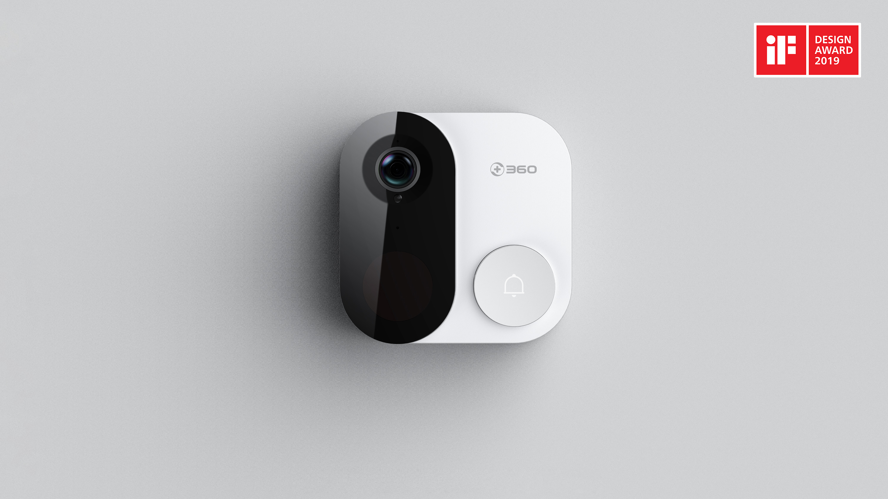 German if Award，three hundred and sixty，doorbell，Shenzhen design，industrial design，Good simple geometry，