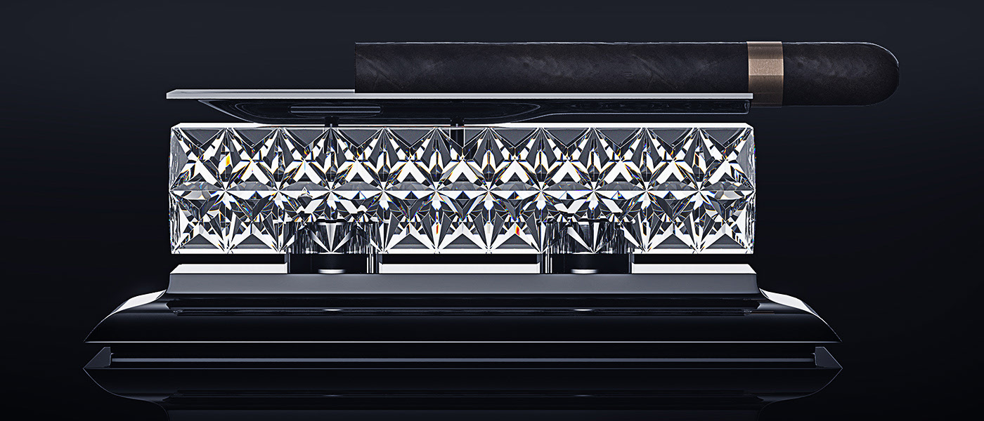 crystal，ashtray，Ashtray III，