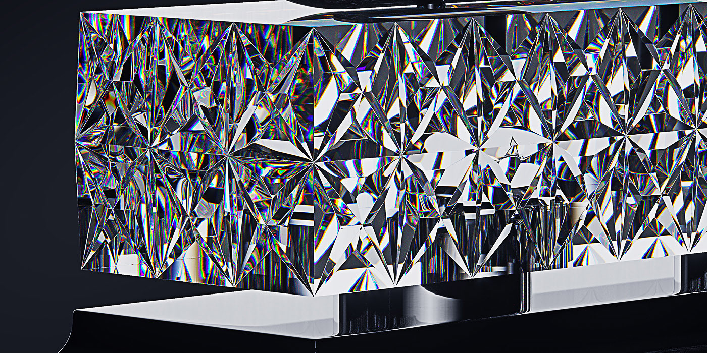 crystal，ashtray，Ashtray III，