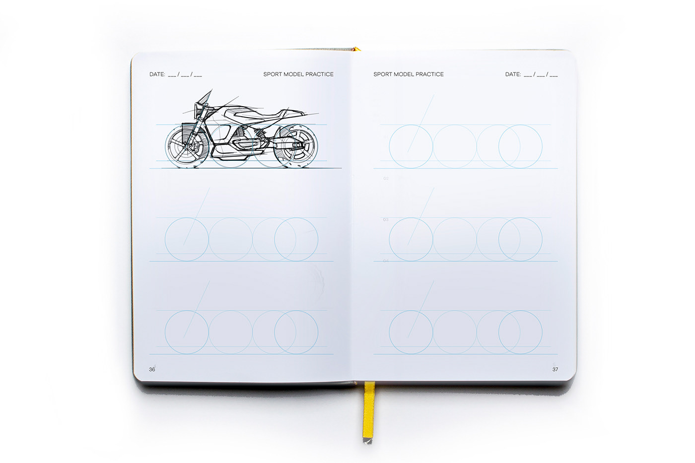 Motorcycle course，book，Reference books，curriculum，Draw motorcycle，DRAW MOTOS，