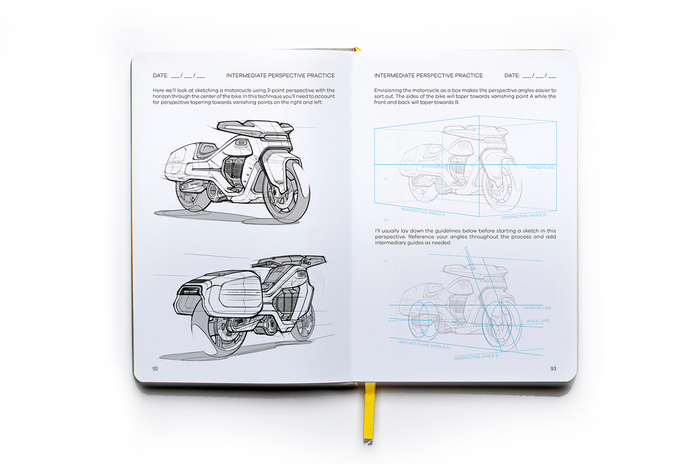Motorcycle course，book，Reference books，curriculum，Draw motorcycle，DRAW MOTOS，