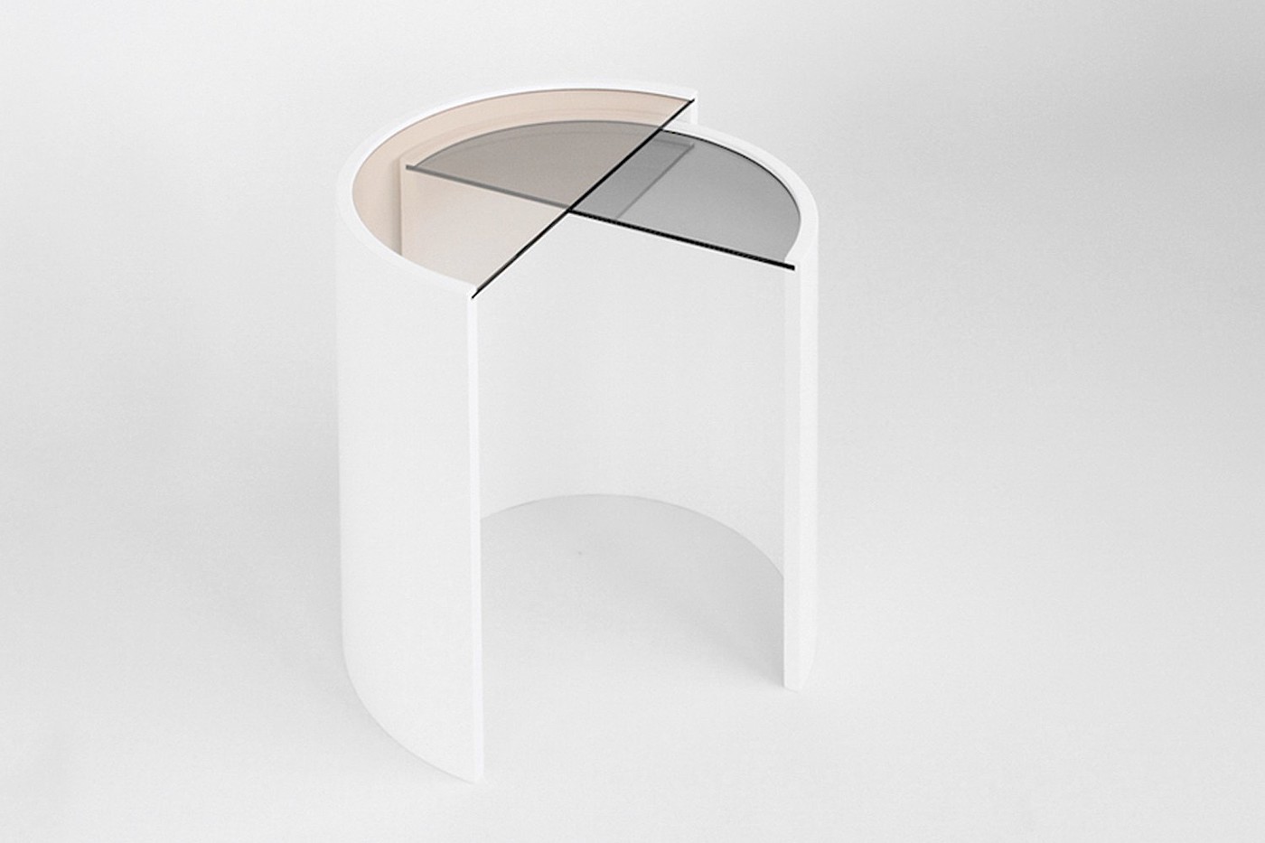 combination，Glass，Side table，nesting，