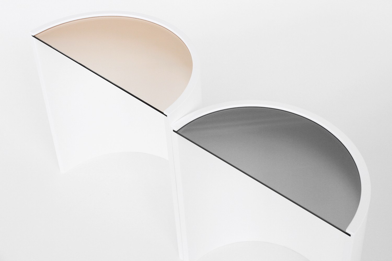 combination，Glass，Side table，nesting，