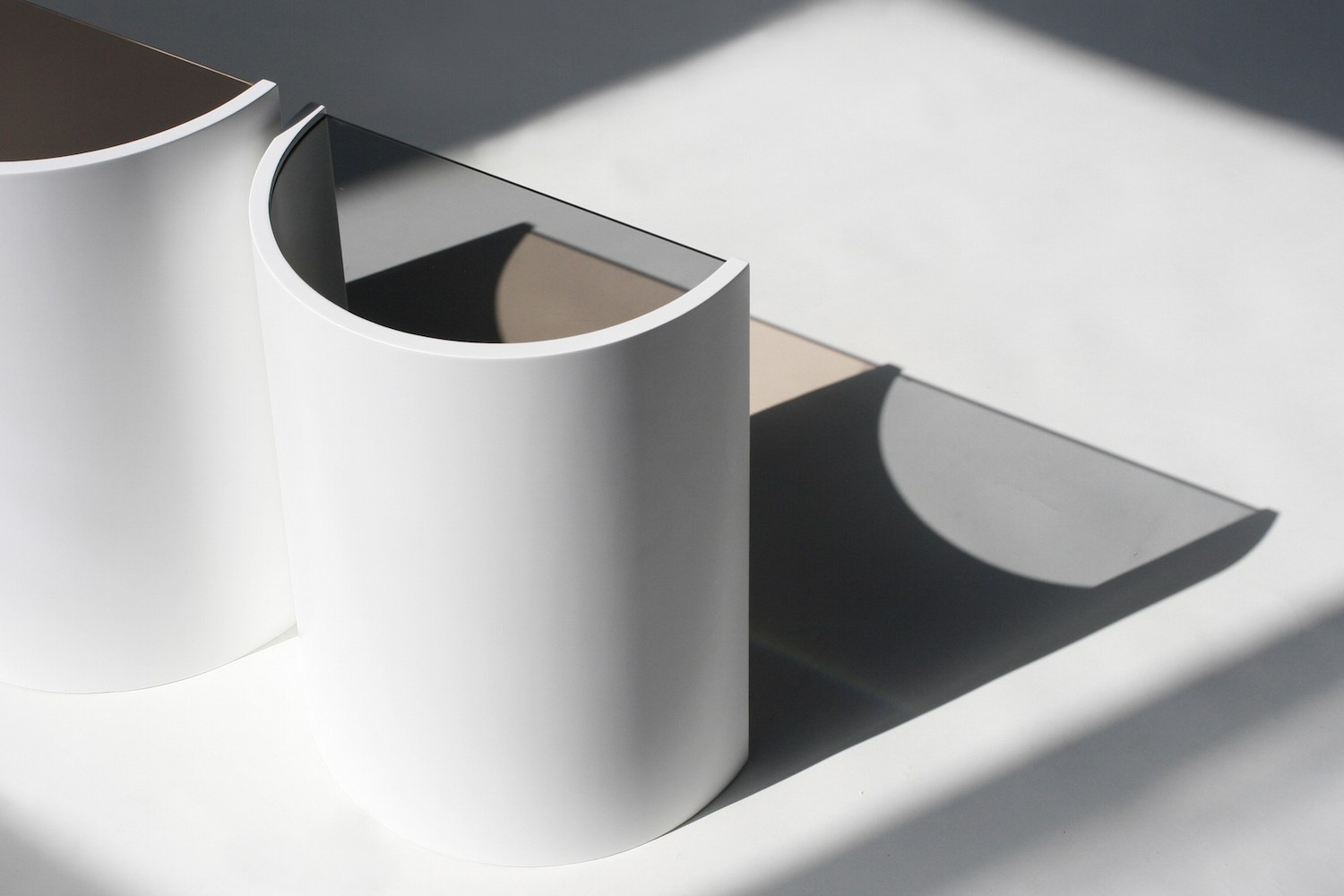 combination，Glass，Side table，nesting，