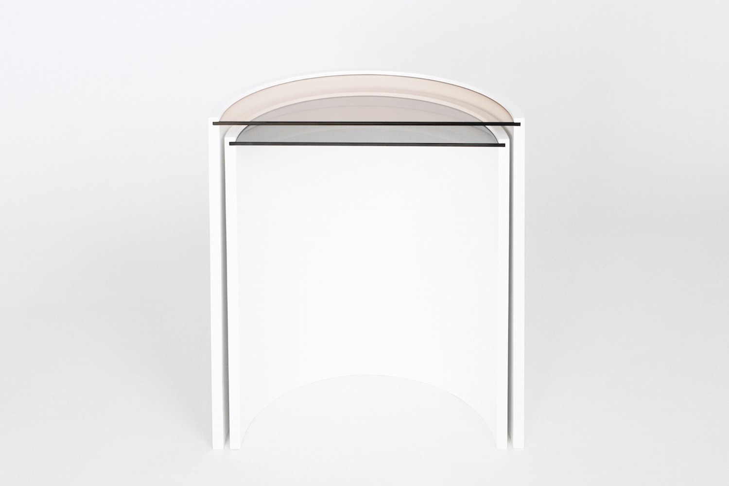 combination，Glass，Side table，nesting，