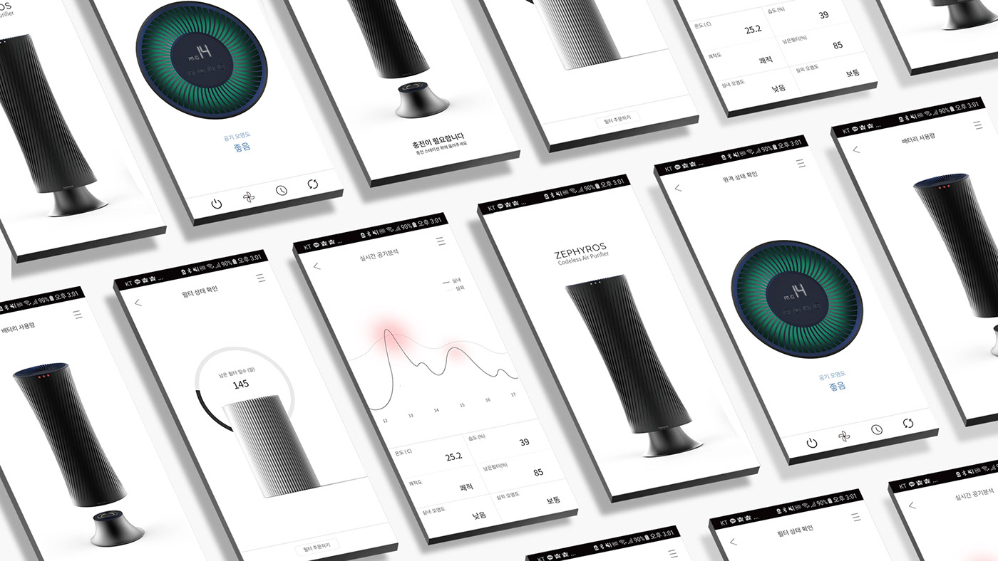 ZEPHYROS，air cleaner，wireless，Simplicity，