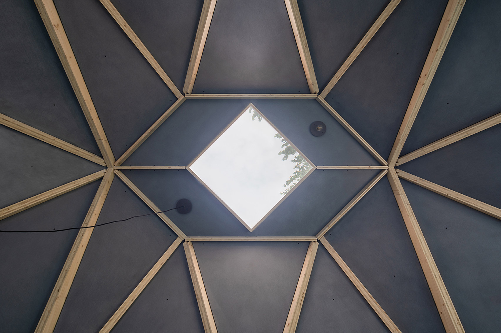 Interior design，Architectural design，flat，wood，Octagonal，