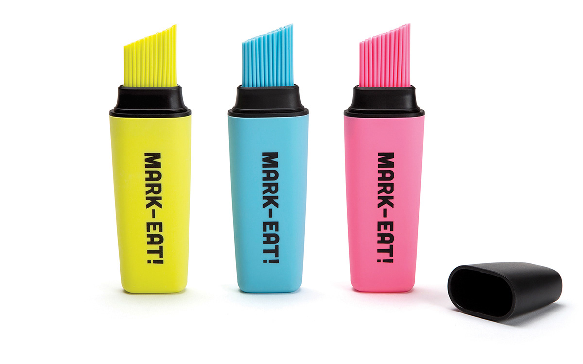 Barbecue brush，Kitchenware，yellow，gules，blue，