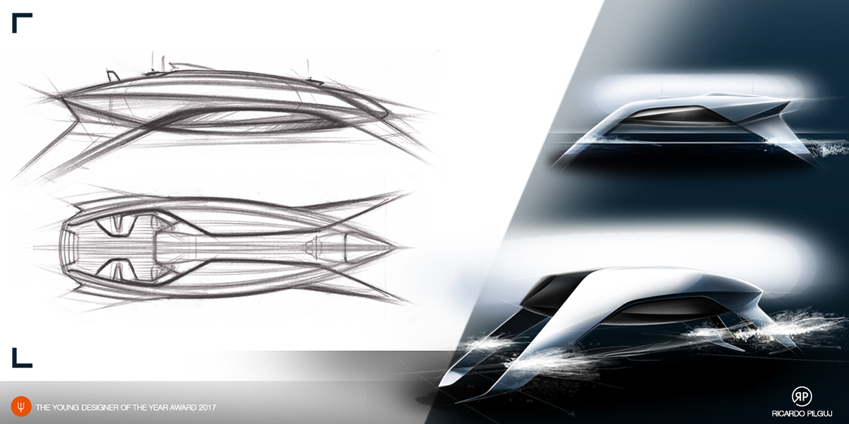 grace，Interior，curve，yacht，Super yacht rp80，