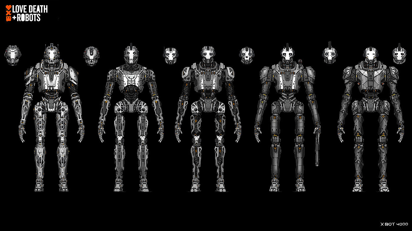 Love Death + Robots，动画设计，3d建模，