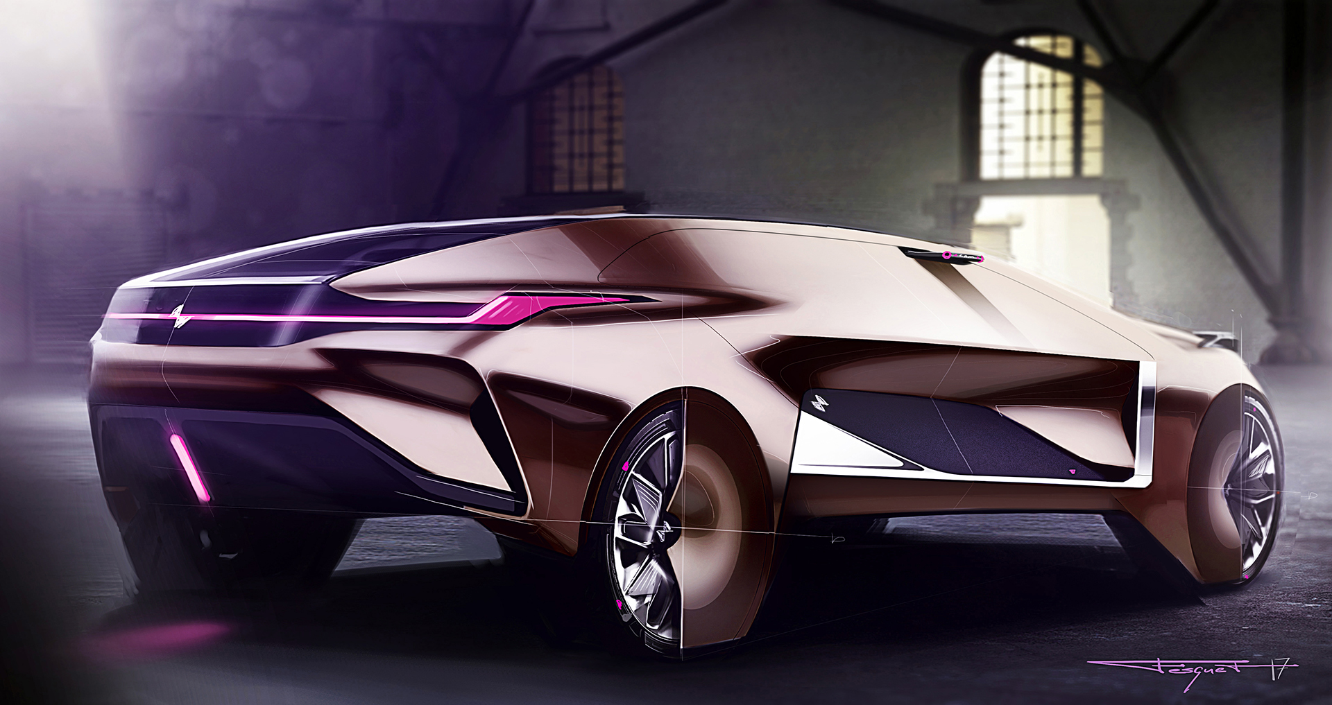 GCL，design sketch，bmw，